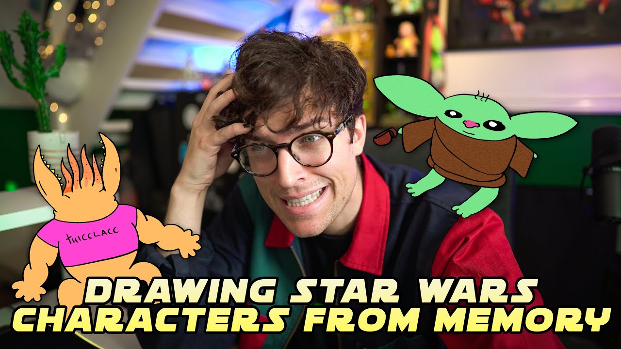 DRAWING STAR WARS CHARACTERS FROM MEMORY