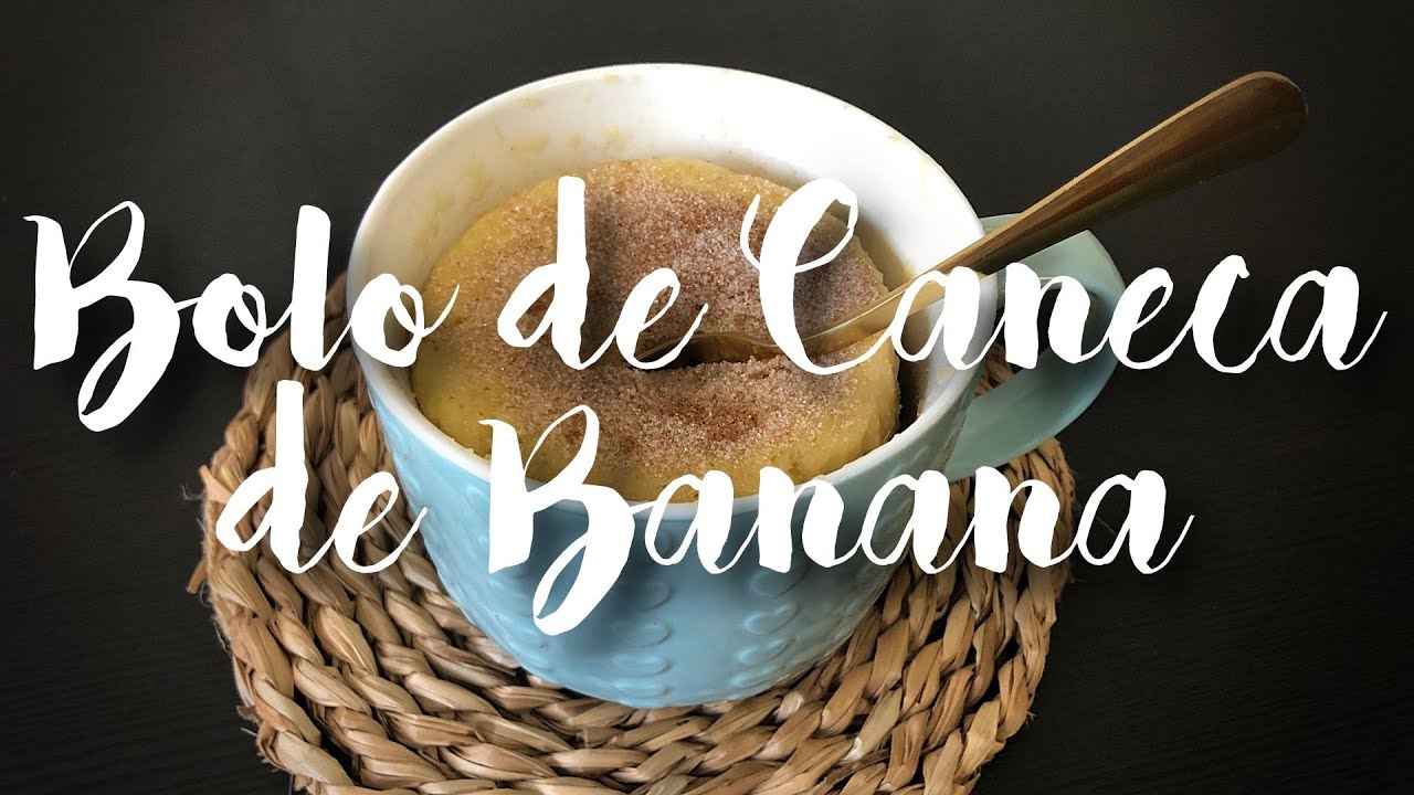 BOLO DE CANECA DE BANANA