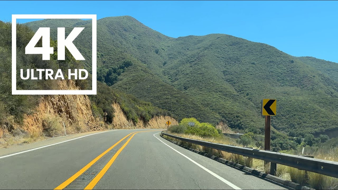 4K POV Mountain Drive | Ortega Highway to Main Divide (California)