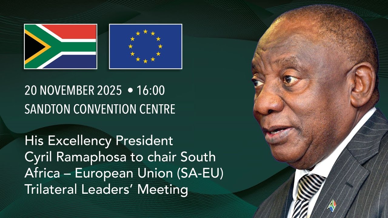 President Ramaphosa leads South Africa delegation at the South Africa–EU Bilateral Summit