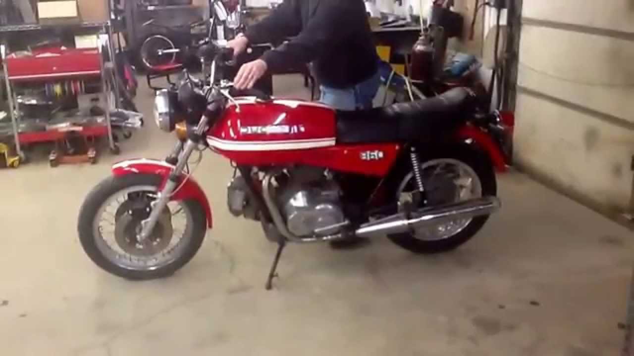 Zap Cycle Ducati 1975 860GT cold start
