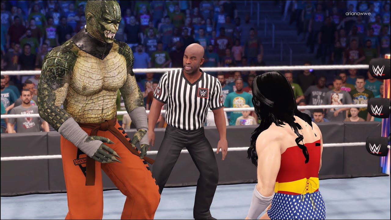 ⭐ WWE 2K22 - Wonder Woman vs Killer Croc ⭐