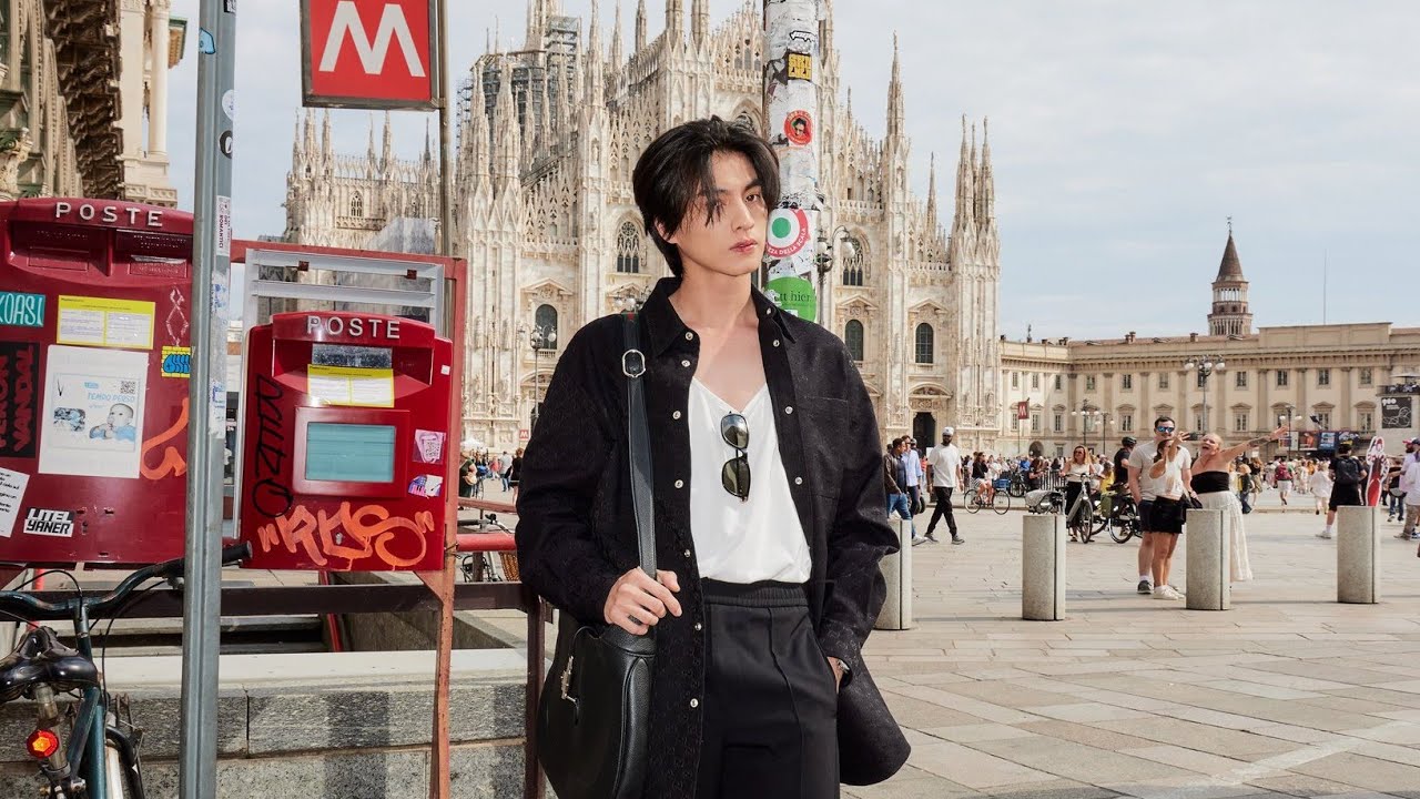 กลัฟ เฉิดฉายความหล่อปัง กลางกรุงมิลาน สมมง BA ของ Gucci ร่วมชม Gucci Spring/ Summer 2025