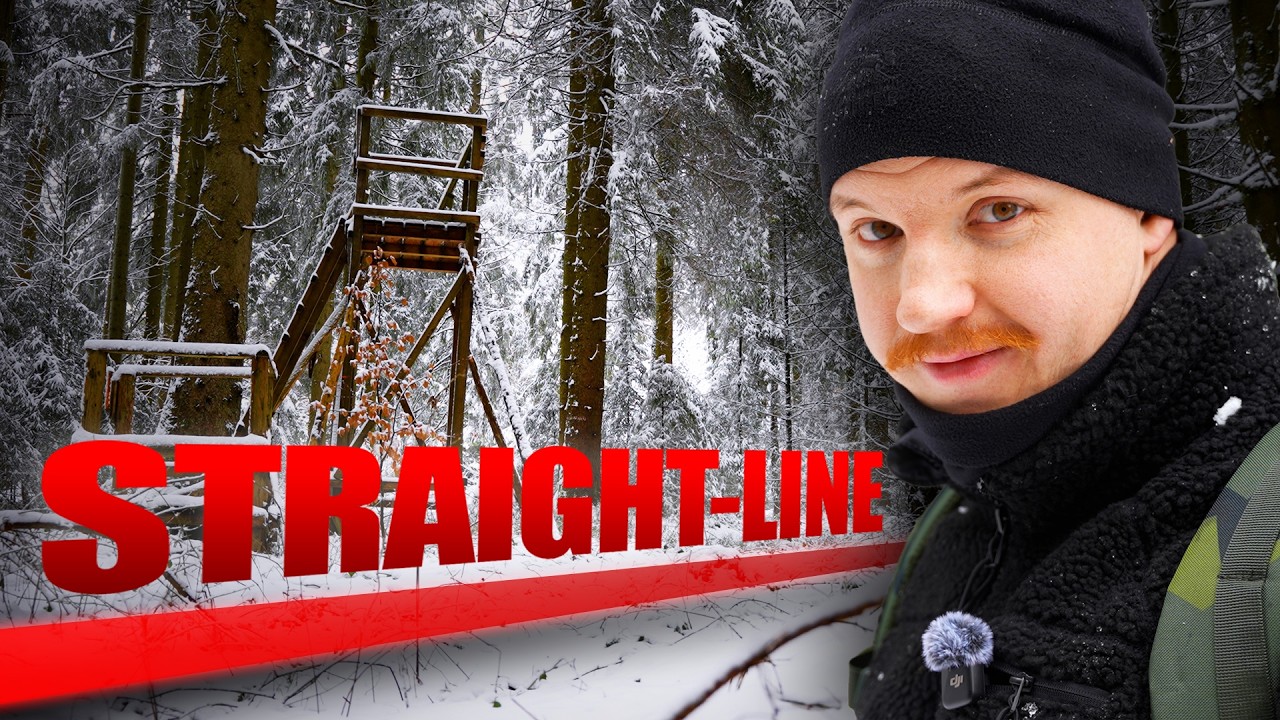 STRAIGHT LINE CHALLENGE - 60 Minuten gerade aus!