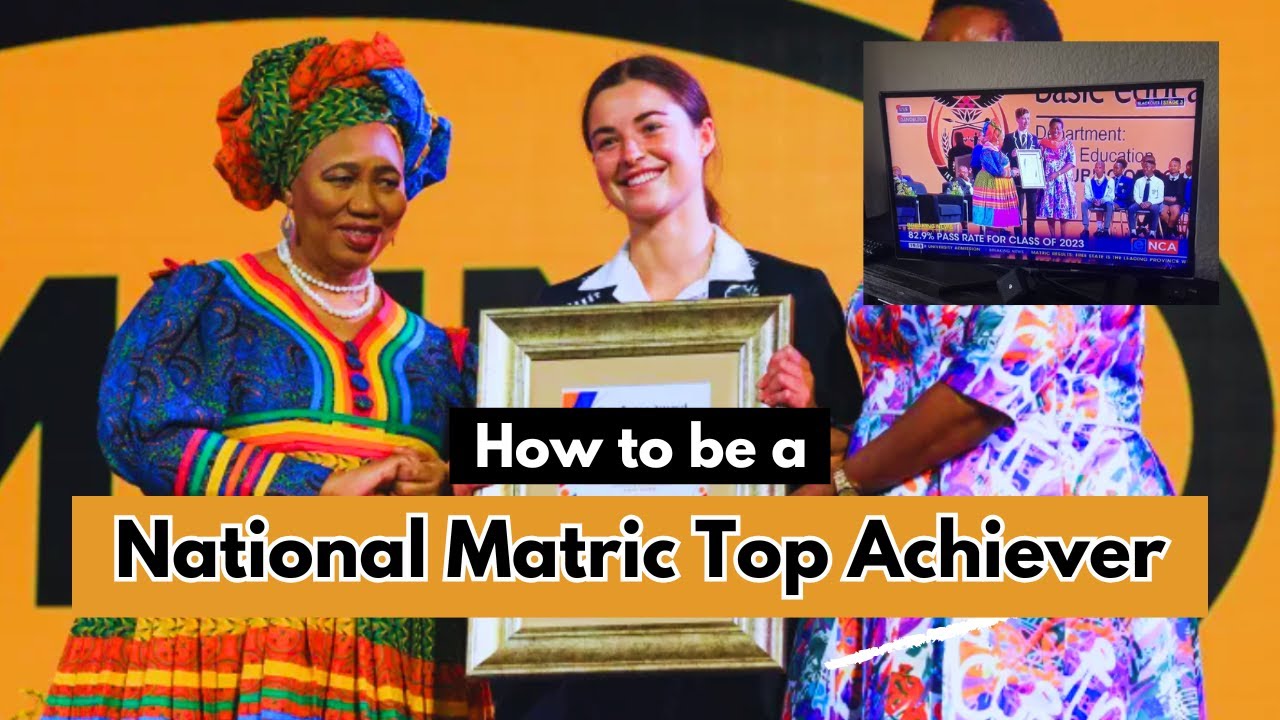 National Matric Awards Categories // How to be 1 of the 30 Top Achievers who appear on TV