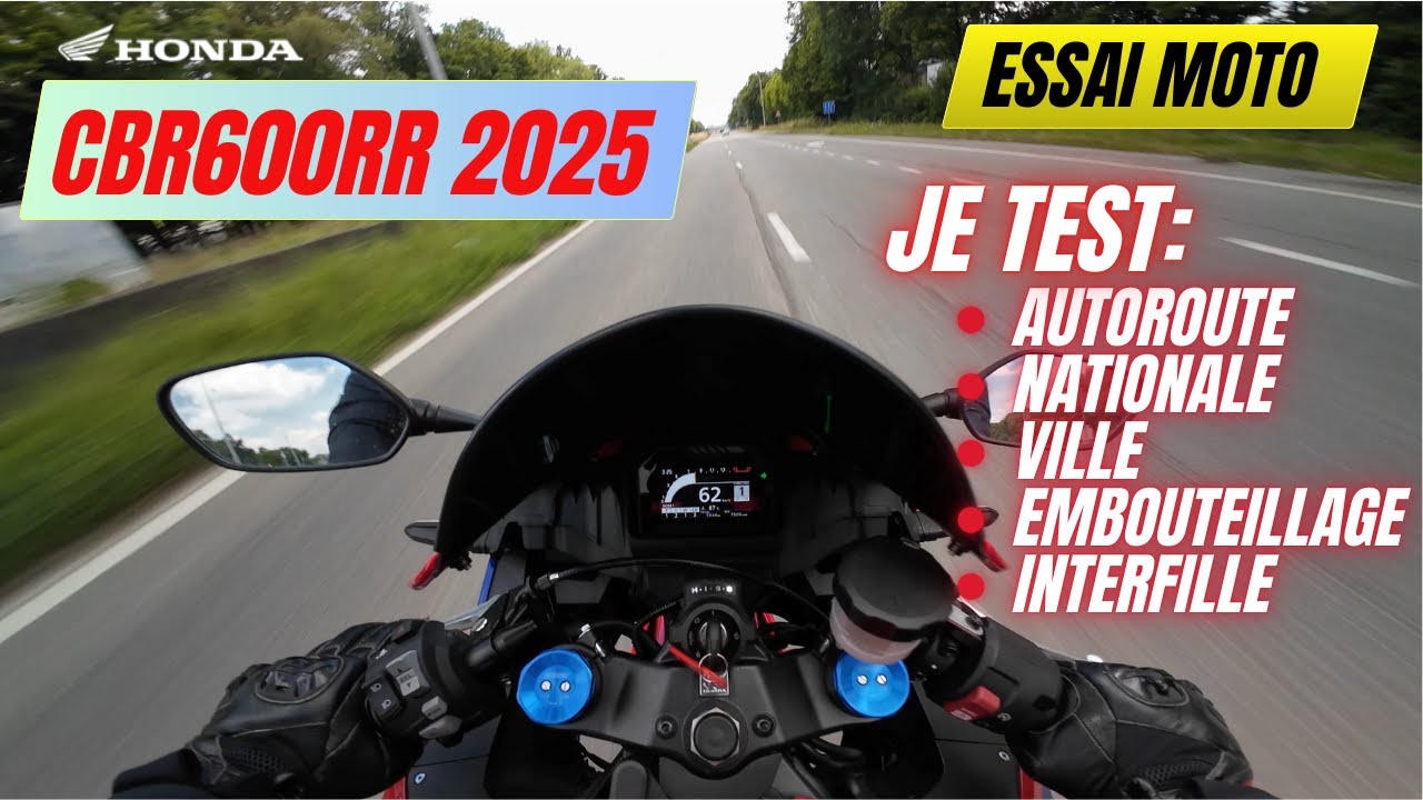 La sportive PARFAITE? Test complet Honda CBR600RR 2025