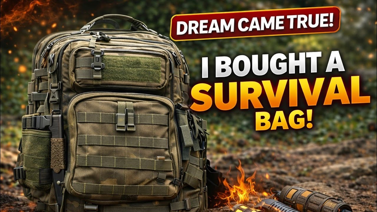 1️⃣ DREAM CAME TRUE 🔥 I BOUGHT A SURVIVAL BAG | LIFE FROM ZERO | SURVIVAL GEAR