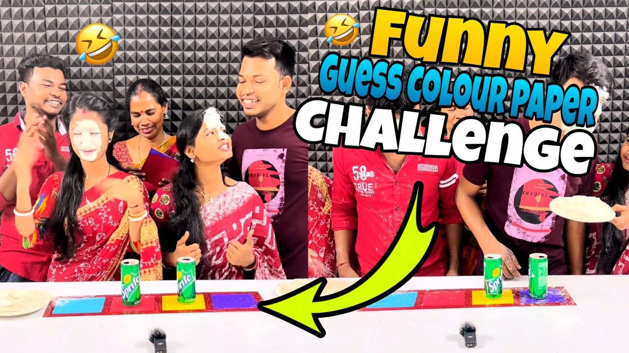 Guess The Colour Funny Challenge with Family
