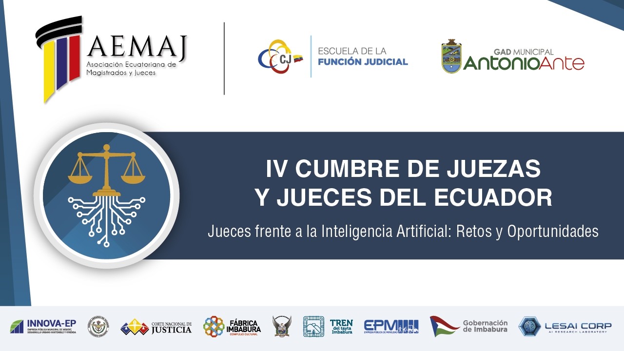 4TA CUMBRE DE JUEZAS Y JUECES DEL ECUADOR