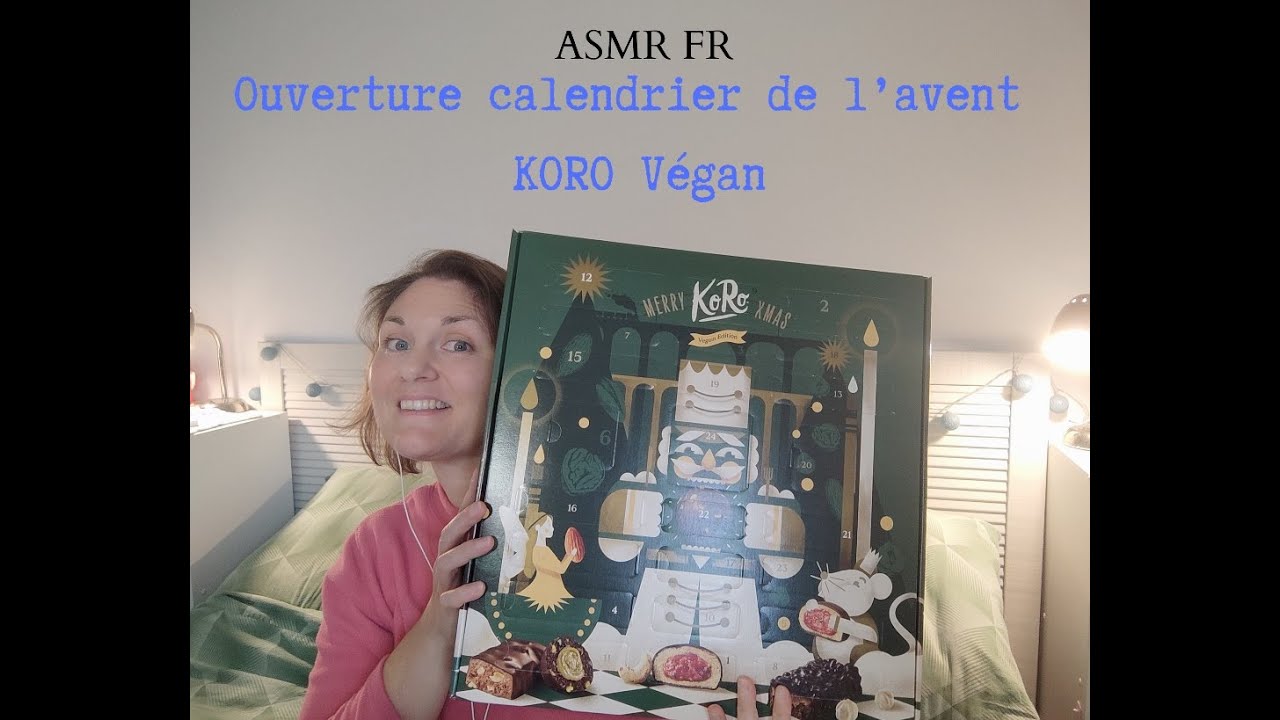 ASMR FR : Ouverture calendrier de l'avent "KORO Végan"
