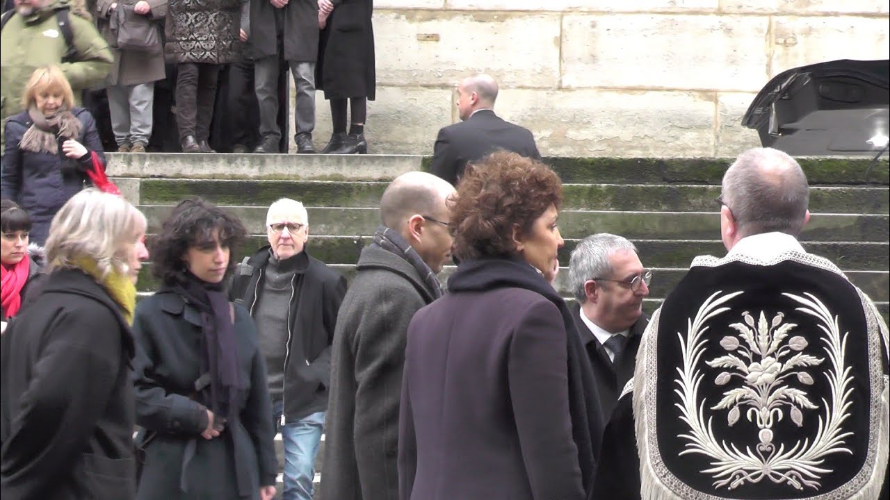 Obsèques de Bertrand Blier : sortie de l'église Saint-Roch à Paris (29/01/2025)