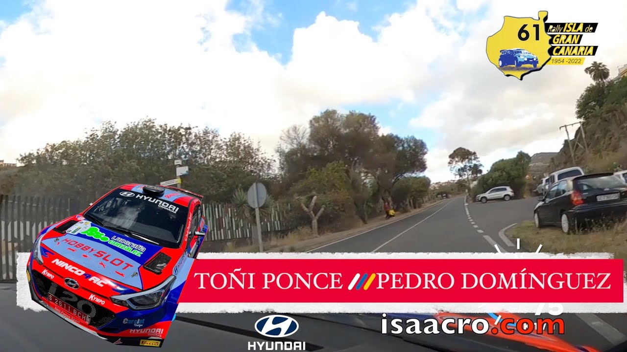 Onboard TC1 San Lorenzo. Toñi Ponce & Pedro Domínguez en el 61 Rallye Isla de Gran Canaria 2022.