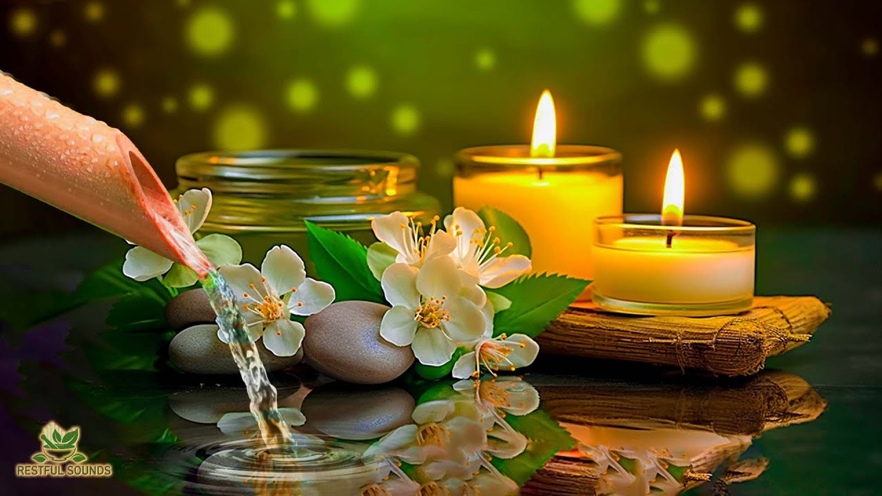 Relaxing Spa Music - Beautiful Peaceful, Calm Music, Meditation, Nature Sounds, Bamboo Water Sounds