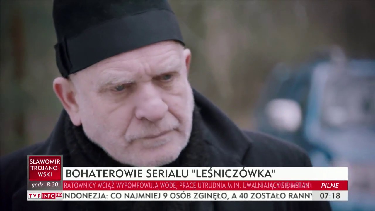 Na planie serialu LEŚNICZÓWKA : HENRYK TALAR