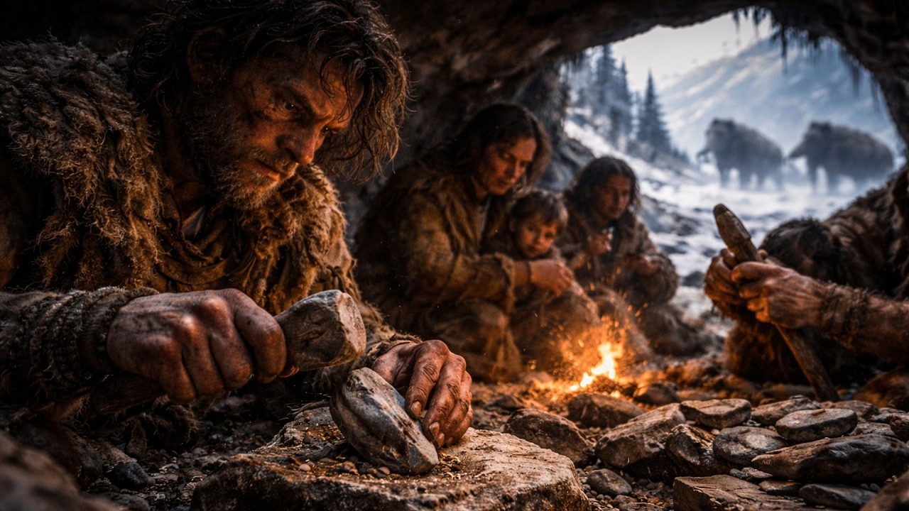 The Day Stone Tools Saved Humanity | Ice Age Survival Story