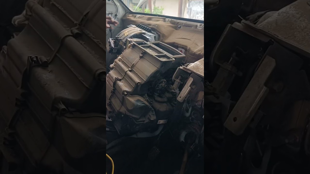 Maruti Ritz # AC cooling coil exchange car AC # all service#🧑‍🔧🚗