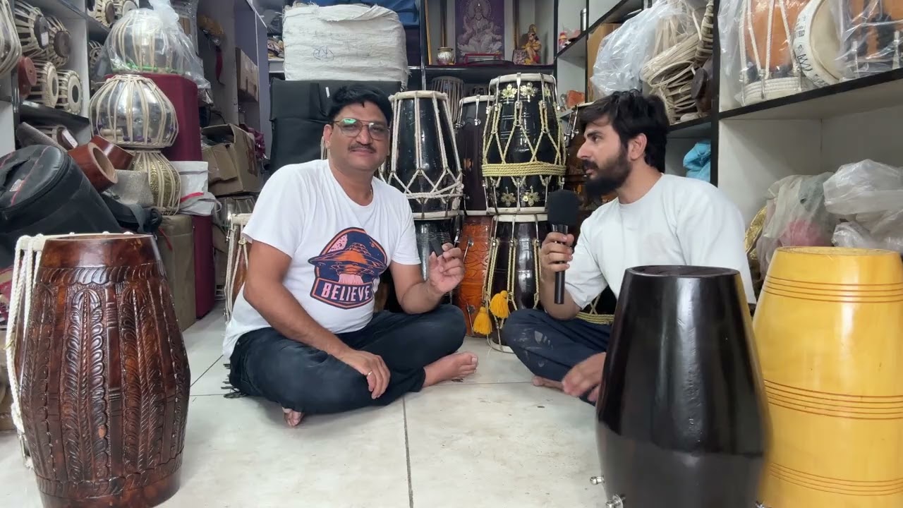 ब्लैक शीशम ढोलक खरीदो | Buy Black Sheesham Dholak || Maa Ambika Dholak Tabla Store Video - 01