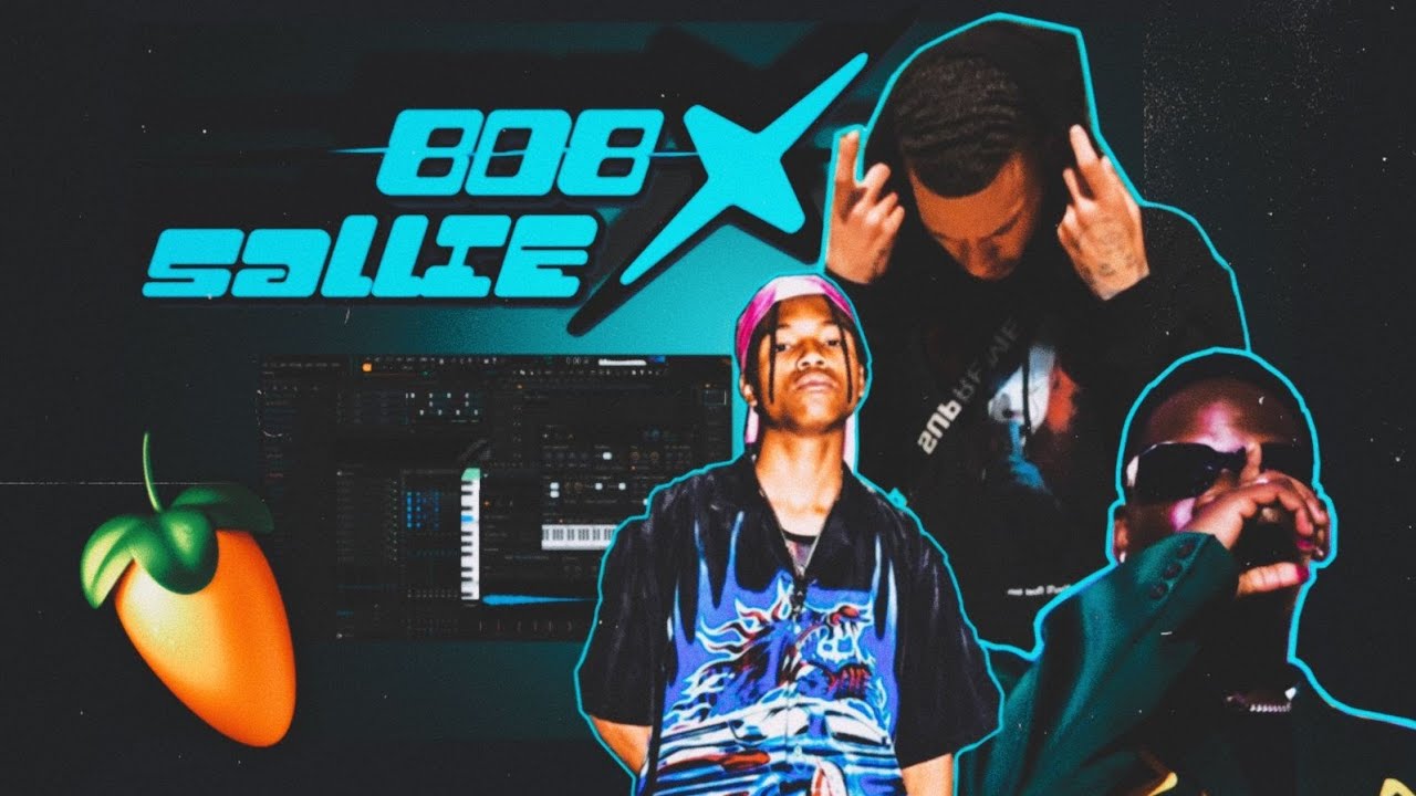 How to make HARD 808SALLIE (4KAISU2) beat with a FREE PLUGIN