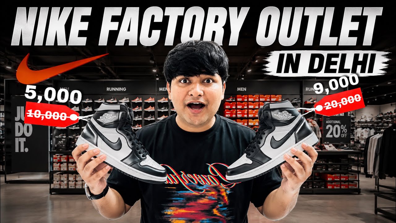 I Went to Nike Factory Outlet Delhi 2026 | The Discounts Were INSANE | 50% OFF Jordans, Sneakers 😱
