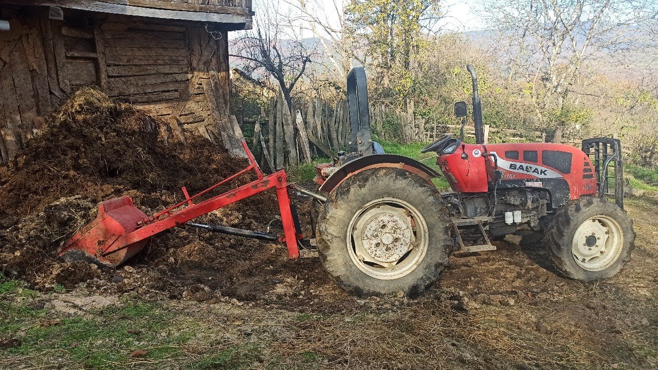 Hayvan gübresi çekiyoruz (VLOG#1) | Başak 2050 & Newholland 54C  #kışişleri