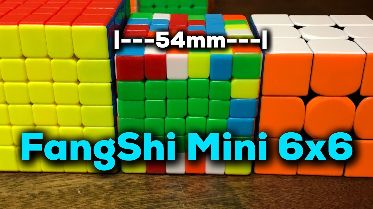 54mm FangShi 6x6! It's SO TINY | SpeedCubeShop