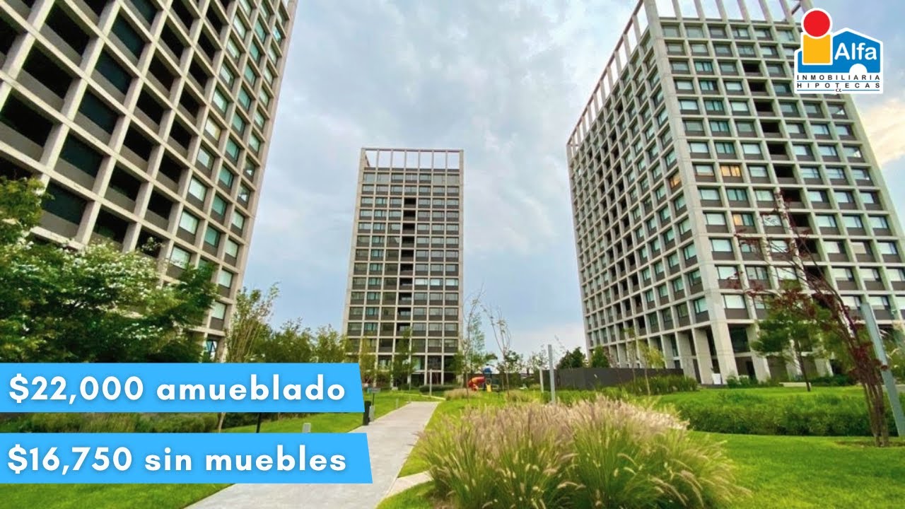 Departamento en renta en Juriquilla - Alegra towers - $16,750 sin muebles || $22,000 amueblado