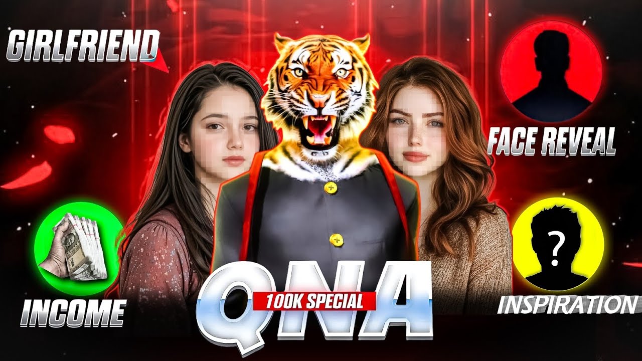 200k special q&a || Face Reveal? Girlfriend? Income? 😅 | @Gnr-tiger  #qna