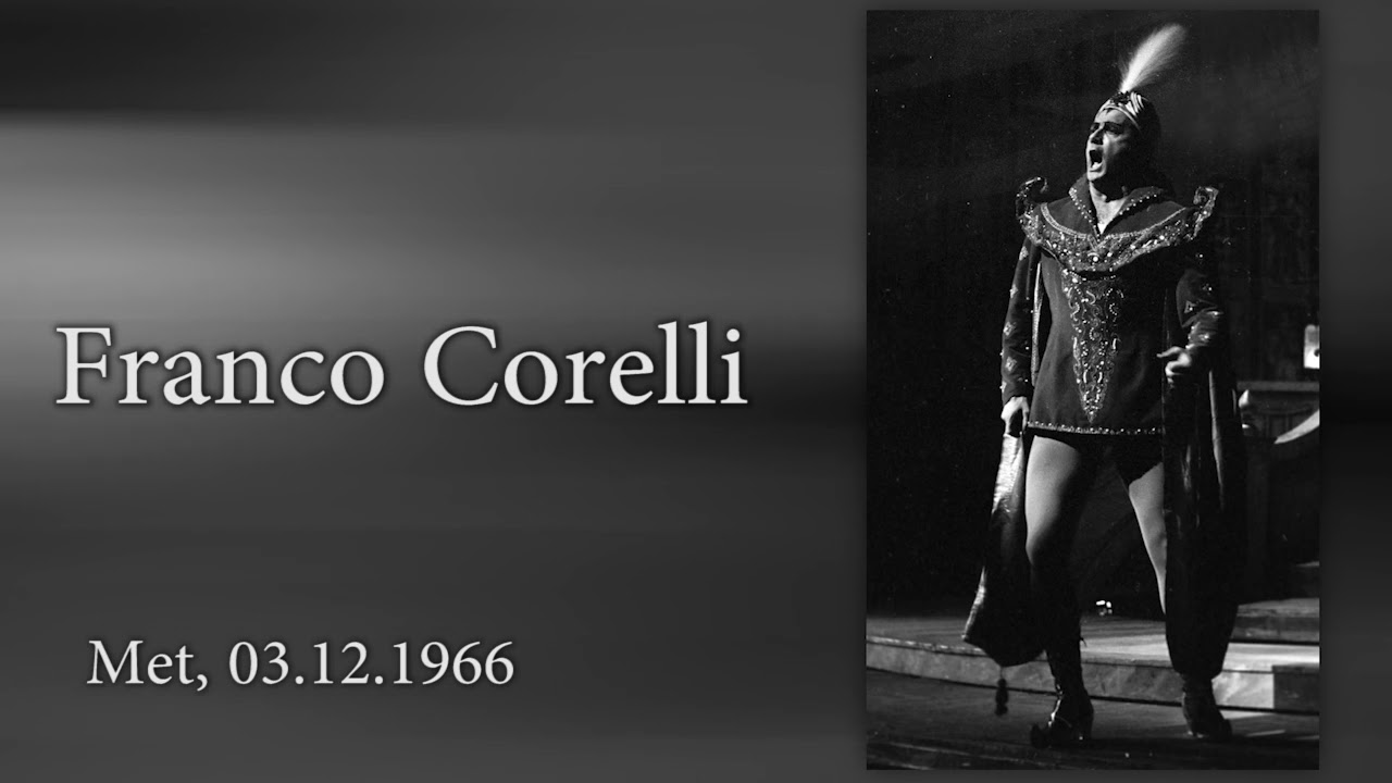 Franco Corelli - Non piangere, Liu! (Turandot) Live 1966, Met