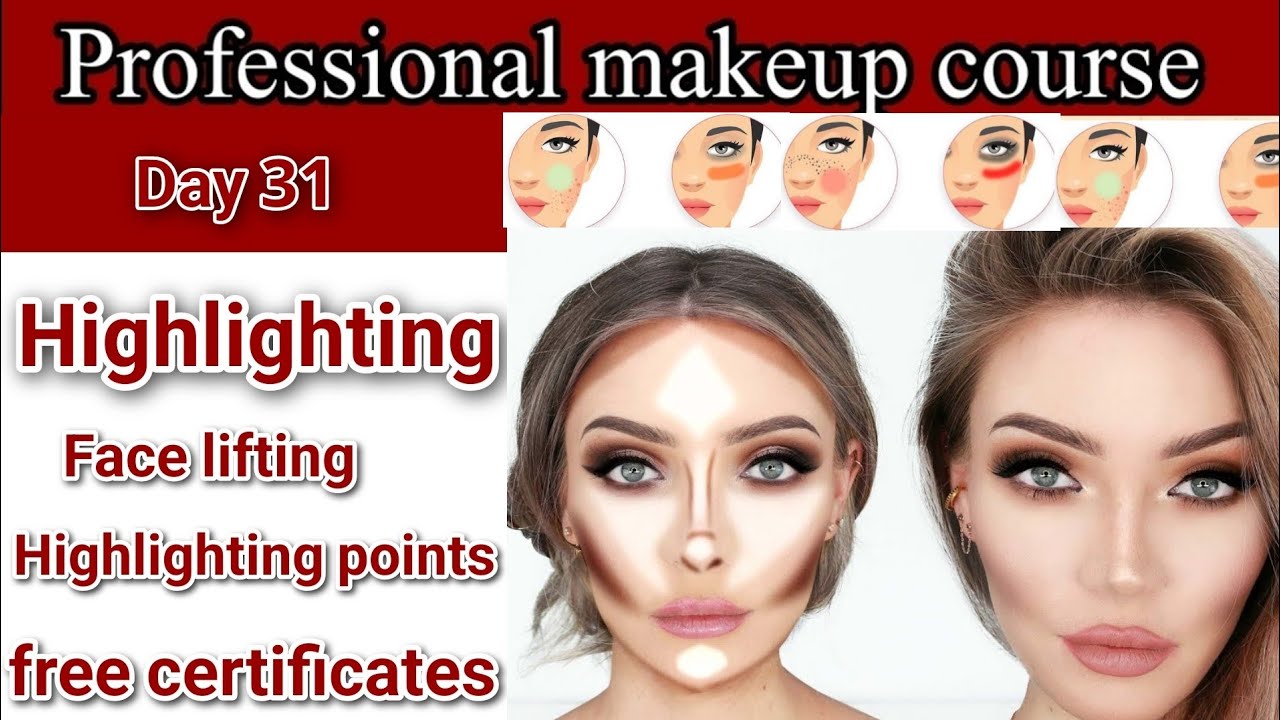 How to conceal your face | Face lifting techniques | Highlighting points of face | Day 31