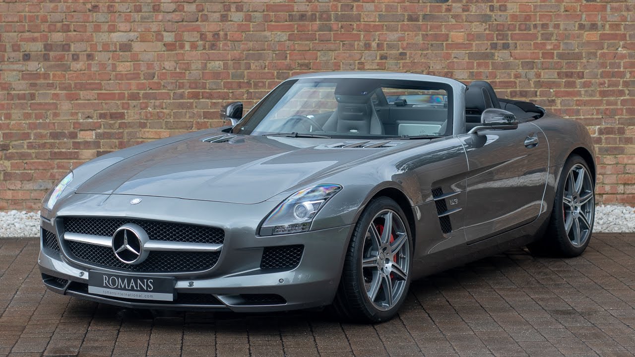 2011 Mercedes SLS AMG Roadster  - AMG Imola Grey - Walkaround, Interior & Exhaust Sound