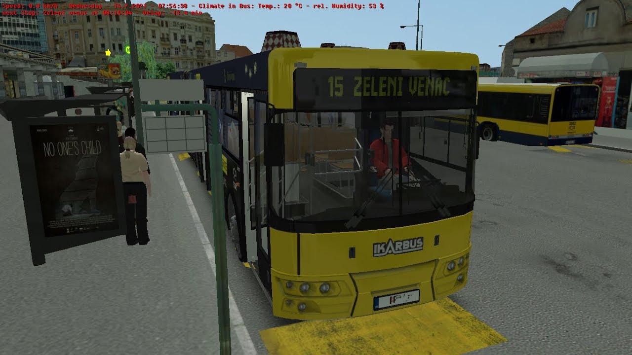 Omsi 2 Belgrade Line 15 From Zemun/Novi Grad/ To Zeleni Venac With IK 201 2006