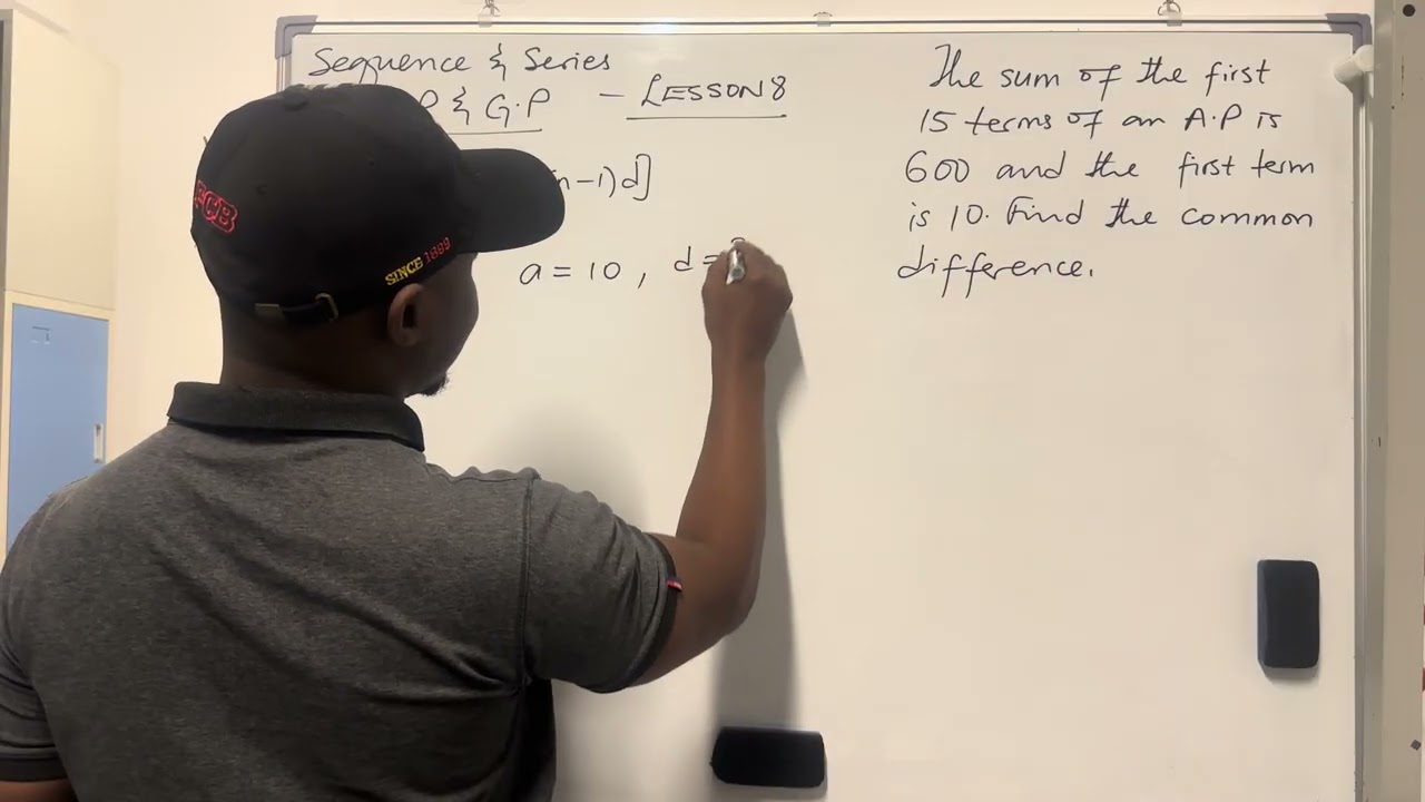 Sequences & Series, AP and GP : Lesson 8