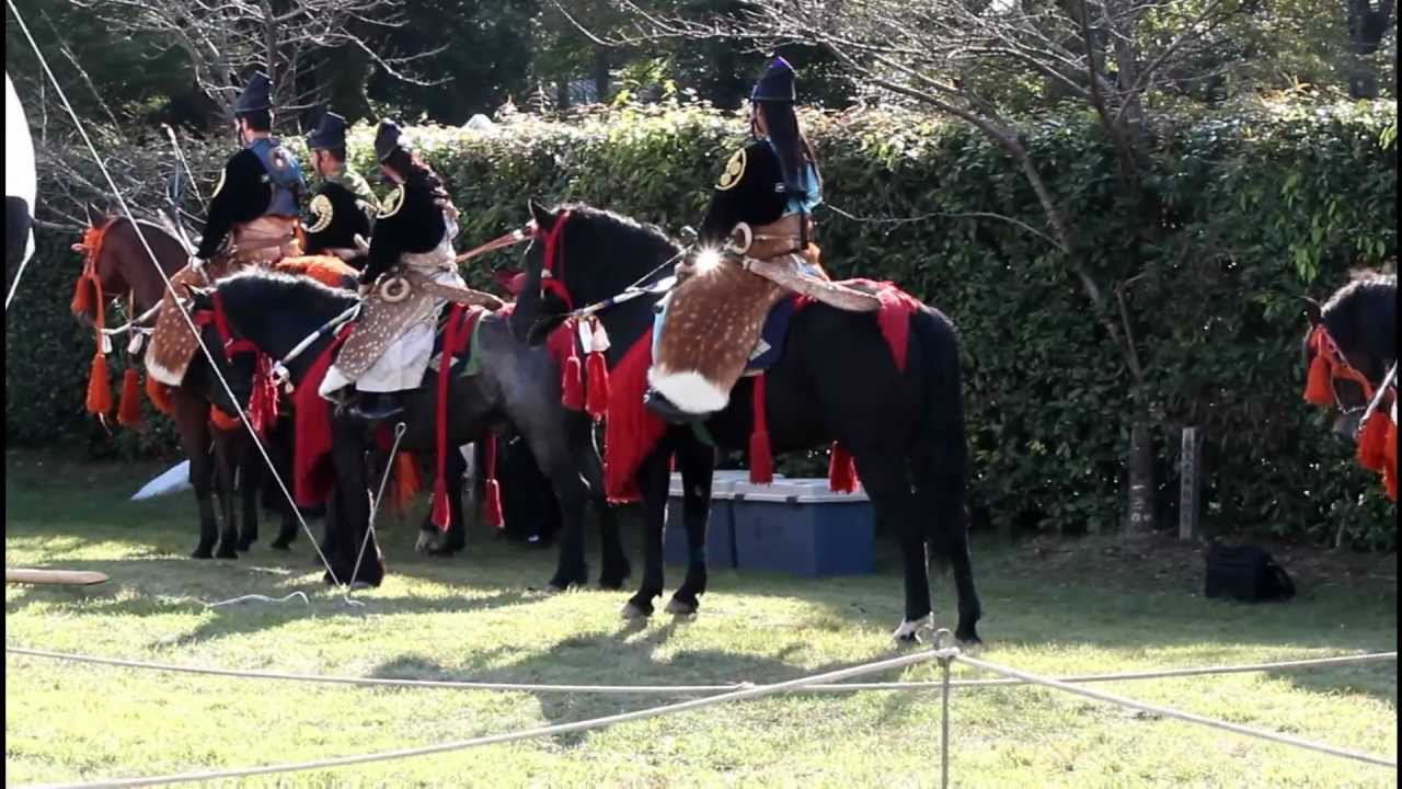 Kasagake Festival (horseback archery). Kamigamo Jinja, Kyoto 【HD】