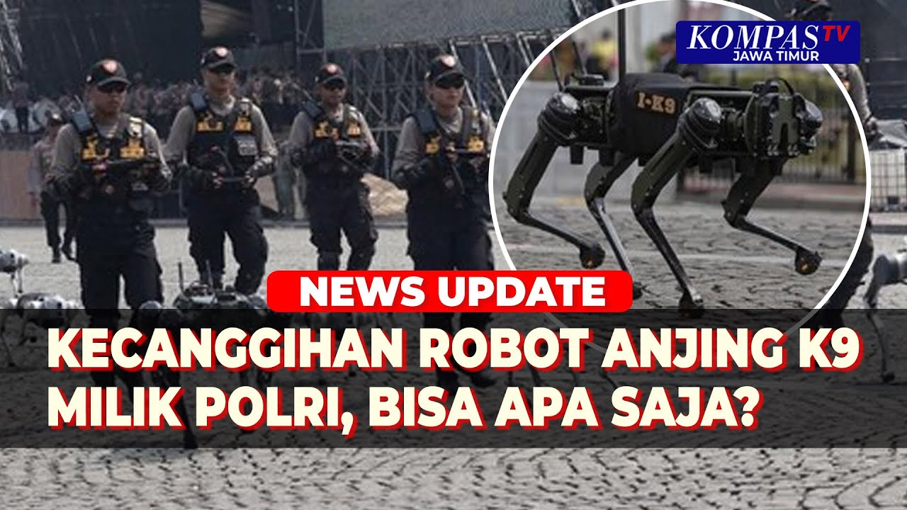 Kecanggihan Robot Anjing I-K9 milik POLRI, ini Fungsinya!