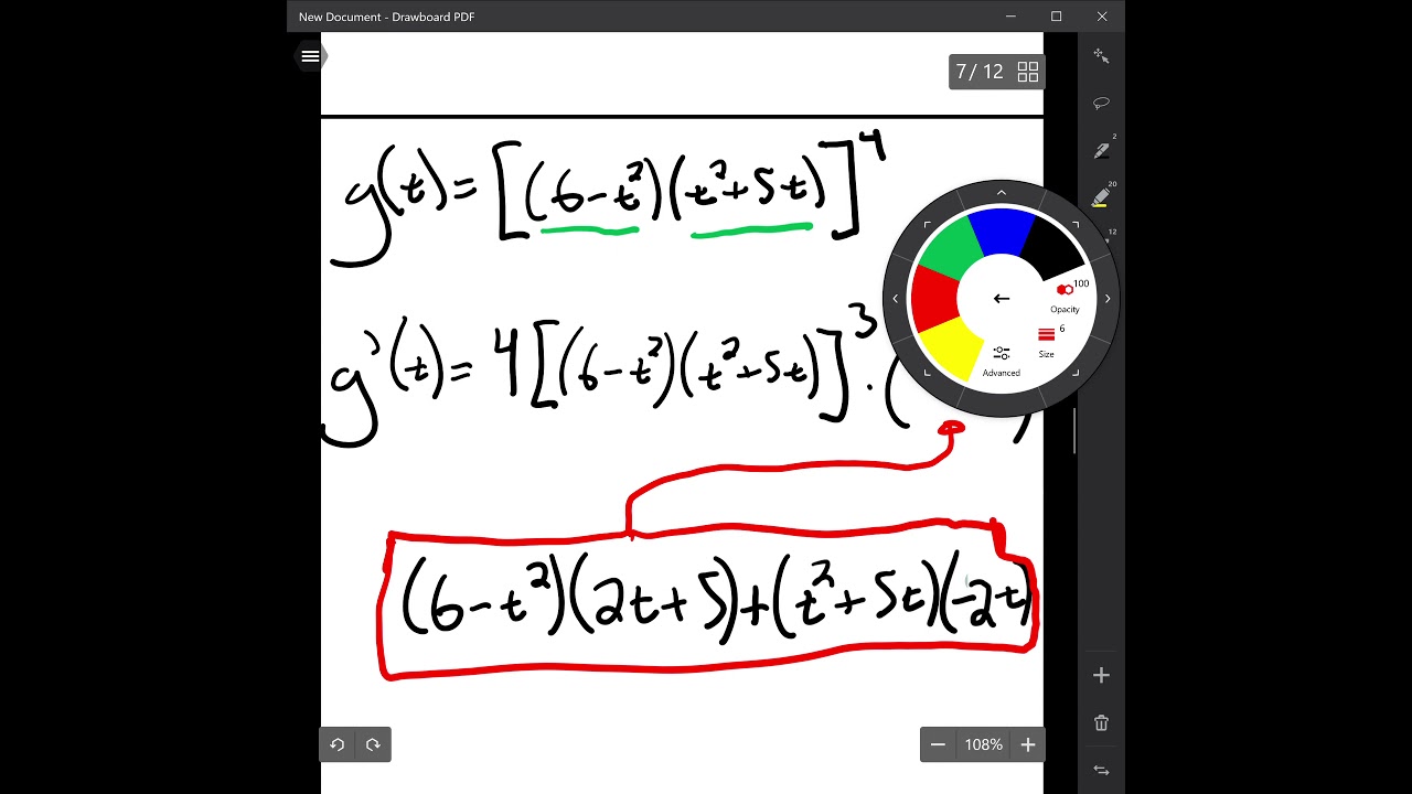 Derivatives with Multiple Rules