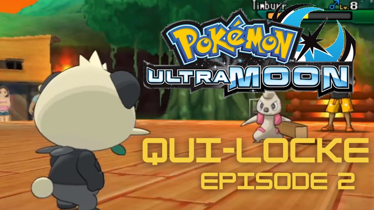 Pokemon UltraMoon Qui-locke Challenge - Ep. 2: Qui Graduates Trainer School!