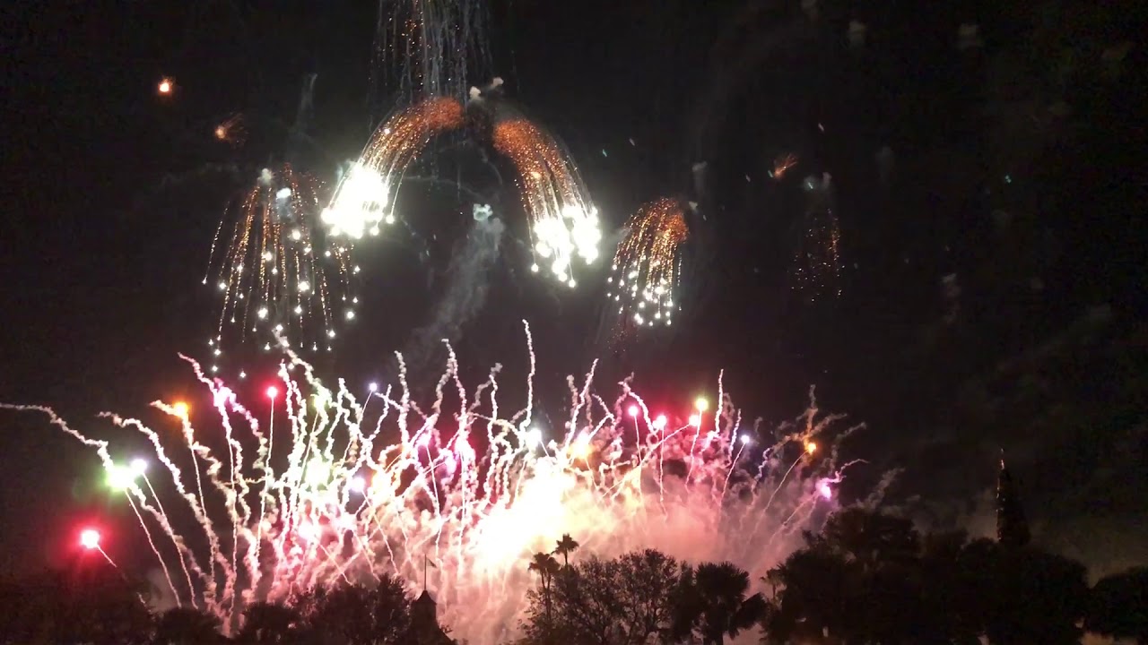 DVC Moonlight Madness Fireworks at Epcot