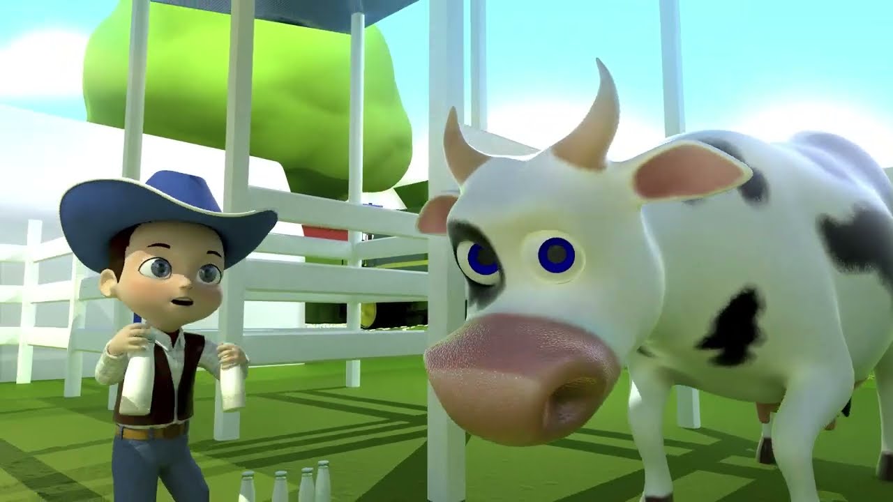 La Vaca Lechera + El Rancho de mi Abuelo 2 x 1 Videos Infantiles para ni&ntilde;os
