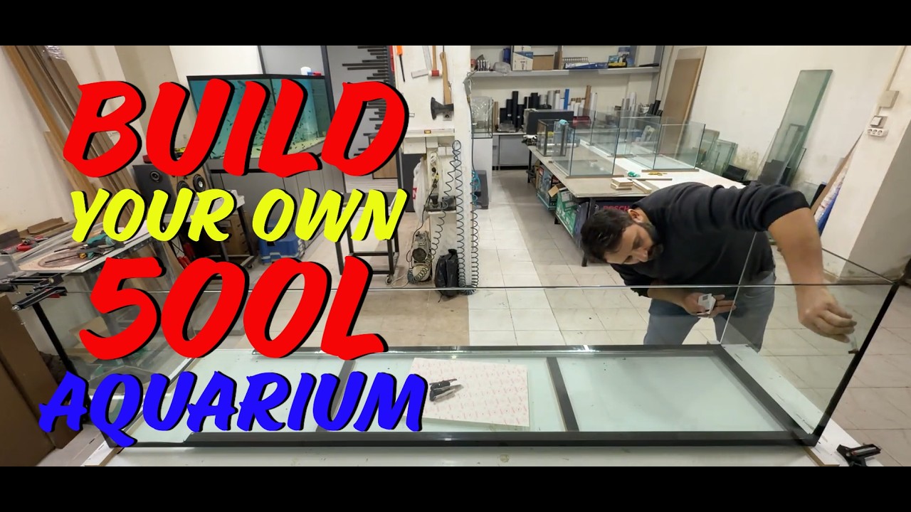 DIY 500-Liter Aquarium With Side Sump Build - 200x50x50cm Aquarium