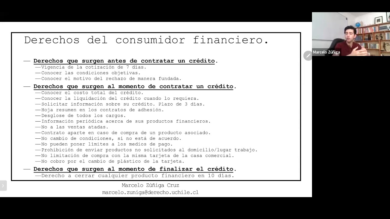 Derecho del Consumidor Financiero