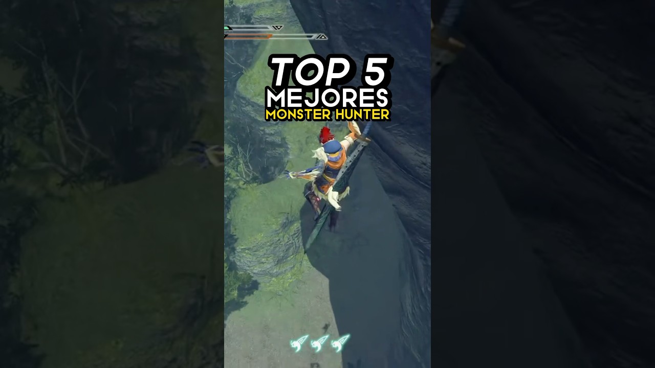 TOP 5 MEJORES Monster Hunter ⚔🏆 #monsterhunter #capcom #gaming