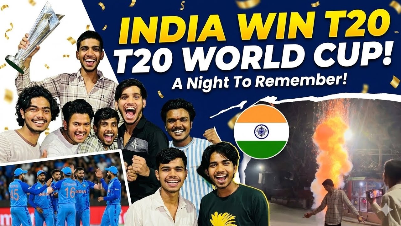 ( T20 World Cup Match ￼india Win 🏆 )  Fatte 50,000 ke bomb 💣 