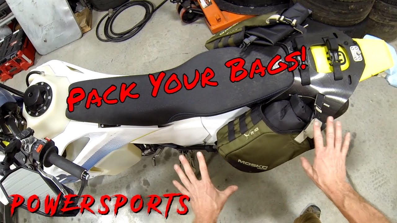 FE 501s Baja Build: Part 30 - Packing Saddlebags For An Adventure Ride