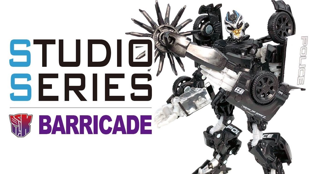 KL變形金剛玩具分享390 Studio Series 28 BARRICADE 電影工作室 判官/路障