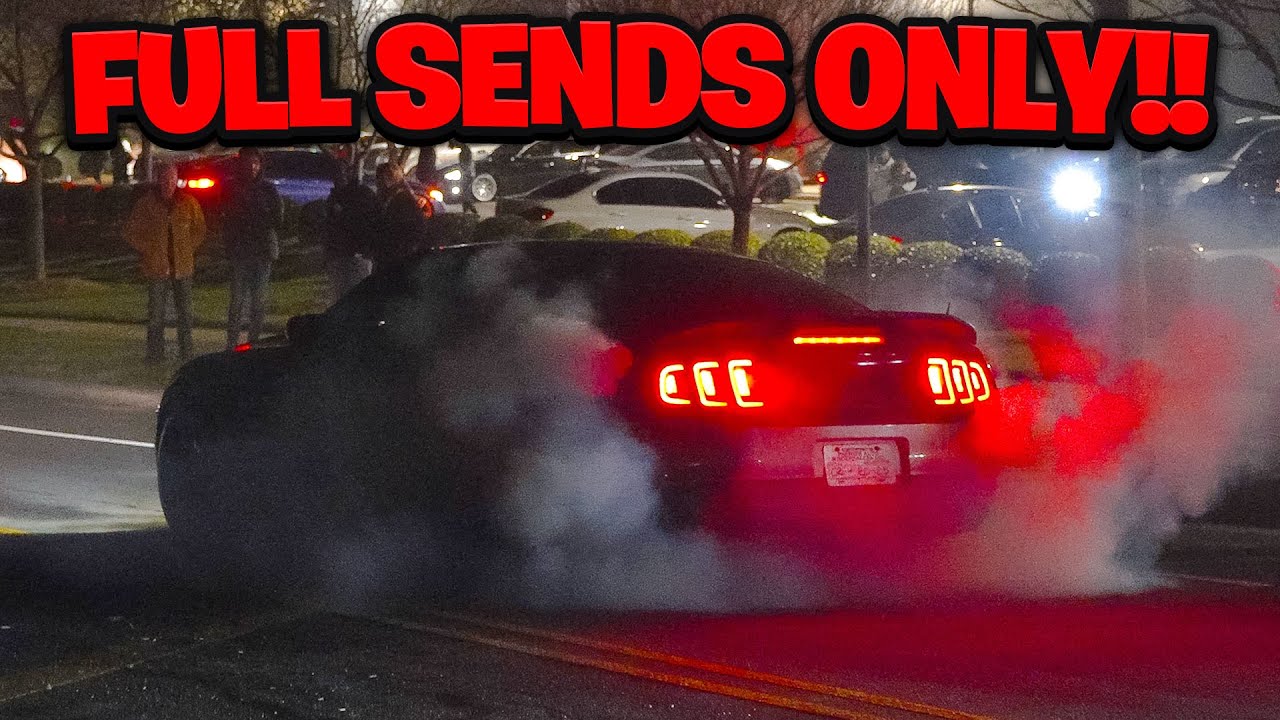 CHARLOTTE PERFORMANCE CAR SHOW TURNS INTO COMPLETE CHAOS!! (Sends, Burnouts, Drifting etc)