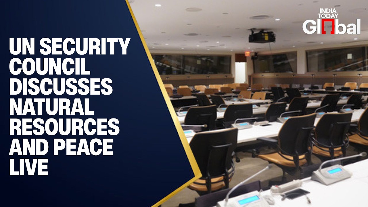 LIVE: UN Security Council Arria-Formula Meeting on Natural Resources, Peace and Global Security