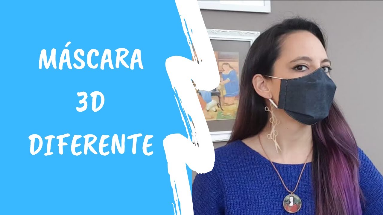 COMO FAZER MÁSCARA 3D