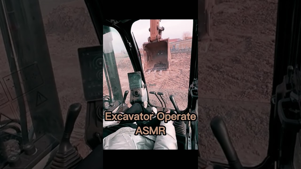 excavator operating tutorial / heavy machinery