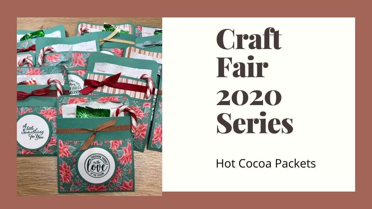 Горячие пакетики с какао серии Craft Fair 2020 с рождественской елкой