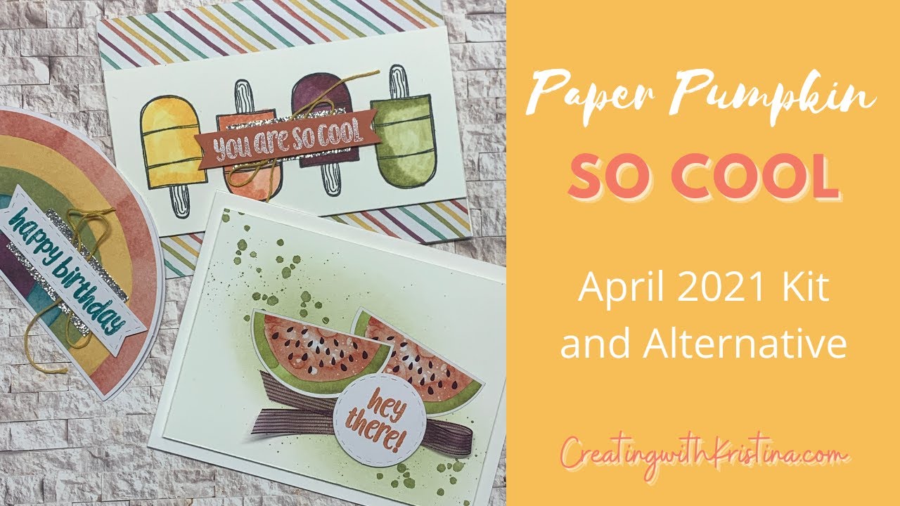 So cool alternatives paper pumpkin April 2021